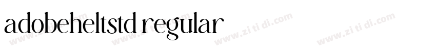 adobeheltstd regular字体转换